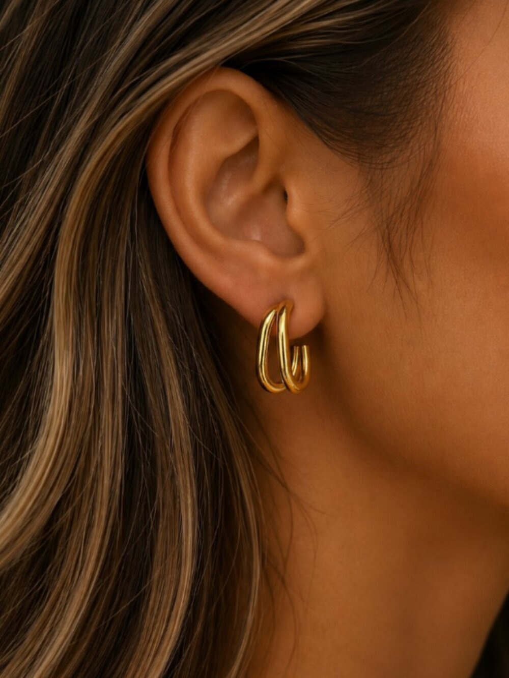 “Bri” Waterproof illusion hoops